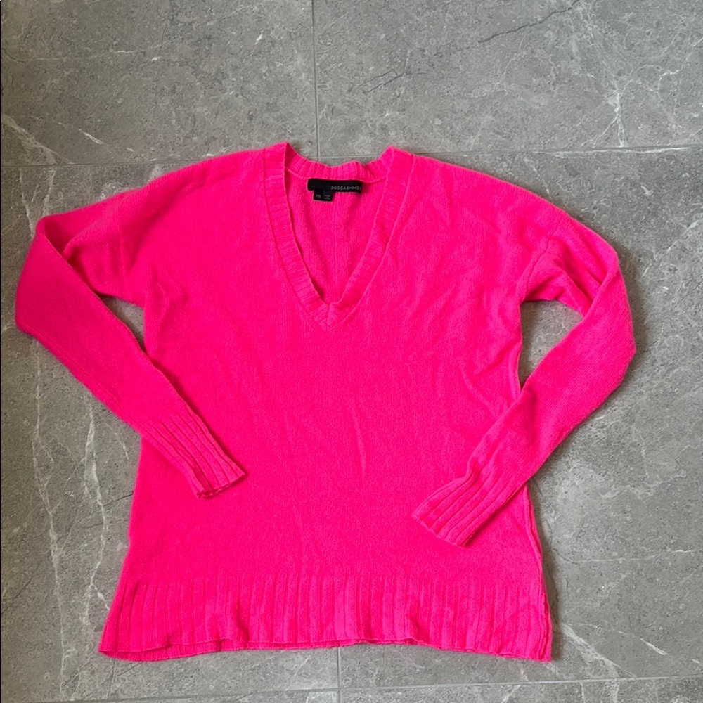 Pink cashmere sweater